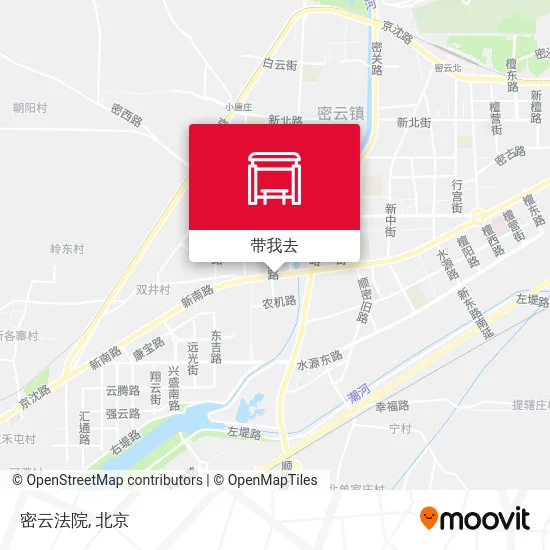 密云法院地图