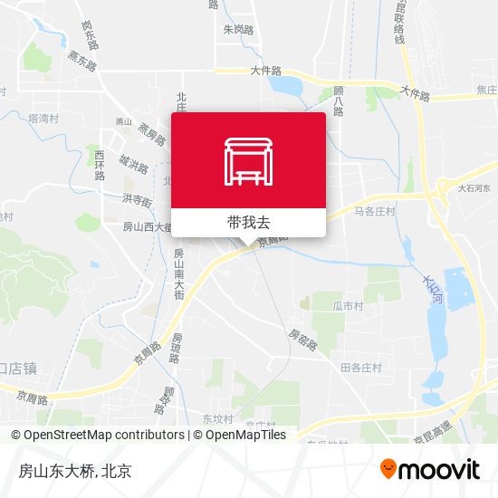 房山东大桥地图