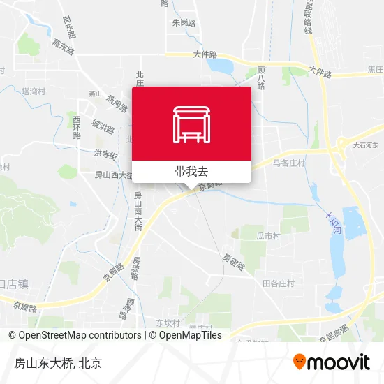 房山东大桥地图