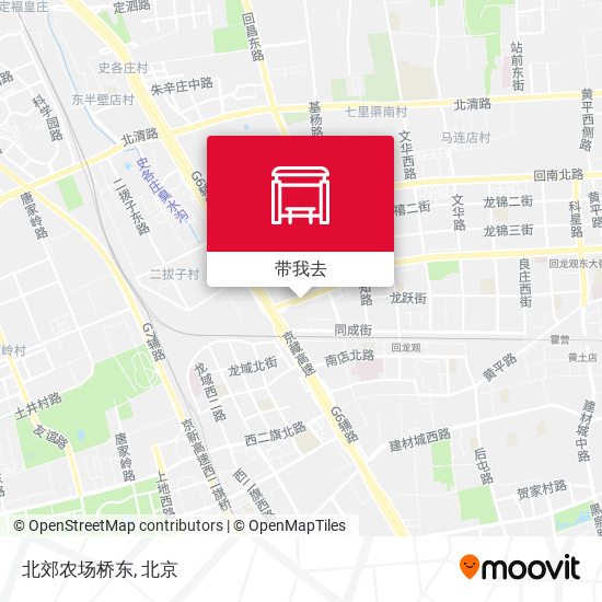 北郊农场桥东地图