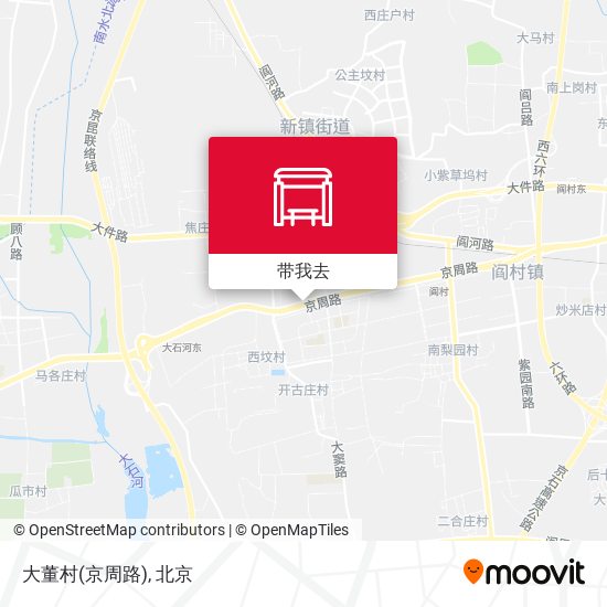 大董村(京周路)地图