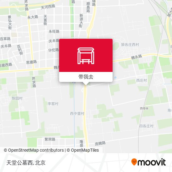 天堂公墓西地图