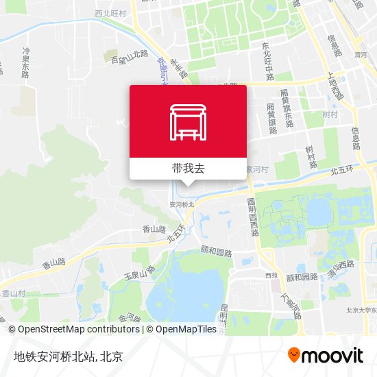 地铁安河桥北站地图
