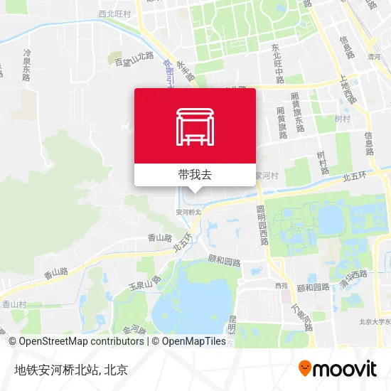 地铁安河桥北站地图
