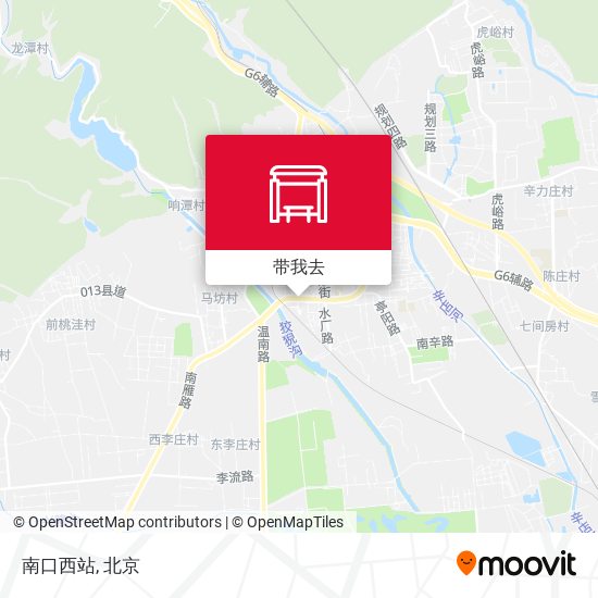 南口西站地图