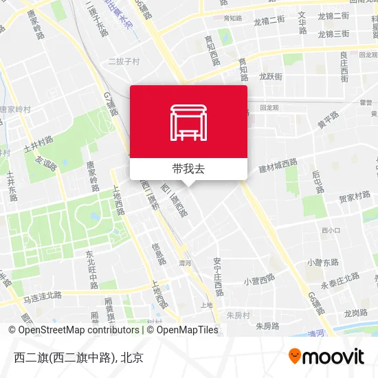 西二旗(西二旗中路)地图