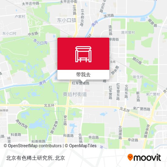 北京有色稀土研究所地图