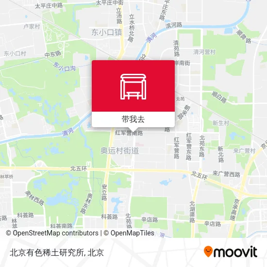 北京有色稀土研究所地图