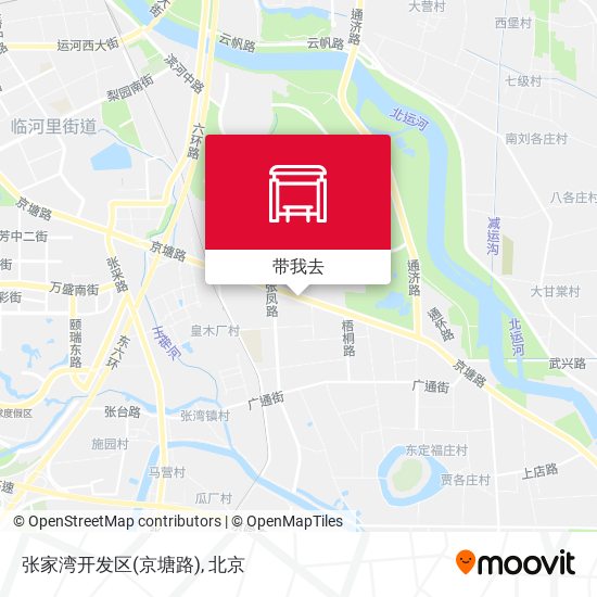 张家湾开发区(京塘路)地图