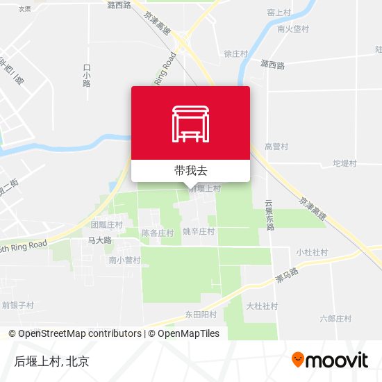 后堰上村地图