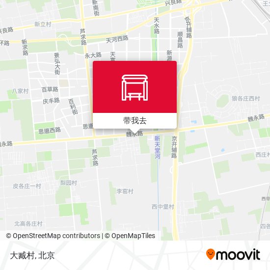 大臧村地图
