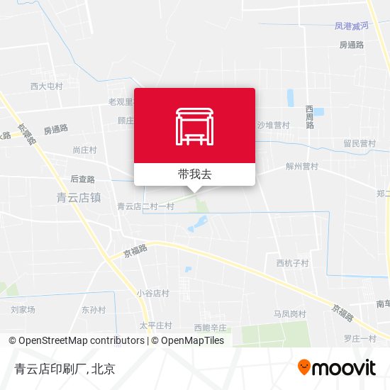 青云店印刷厂地图
