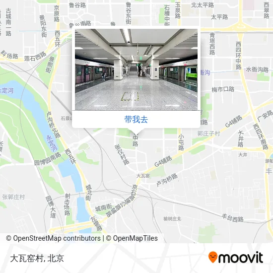 大瓦窑村地图