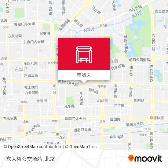 东大桥公交场站地图