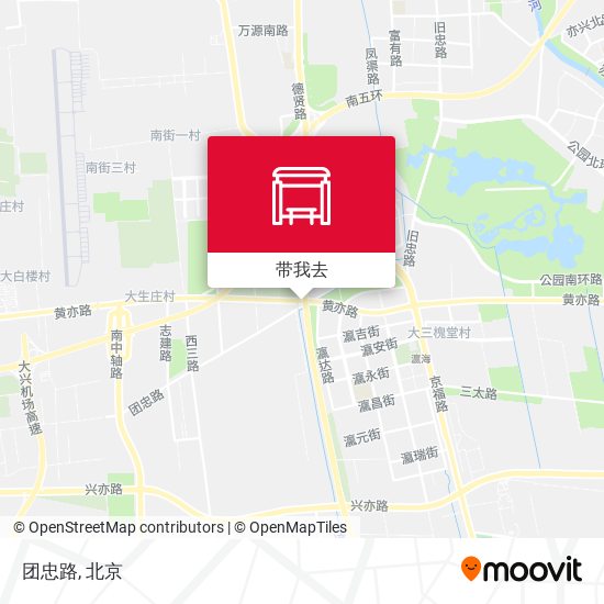 团忠路地图