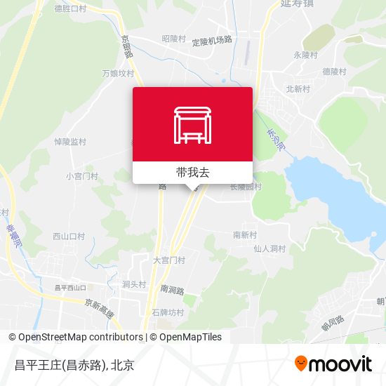 昌平王庄(昌赤路)地图