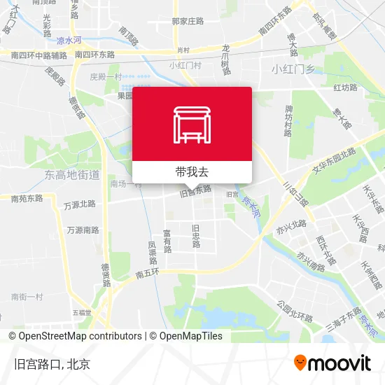 旧宫路口地图