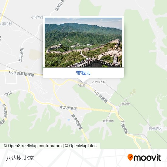 八达岭地图