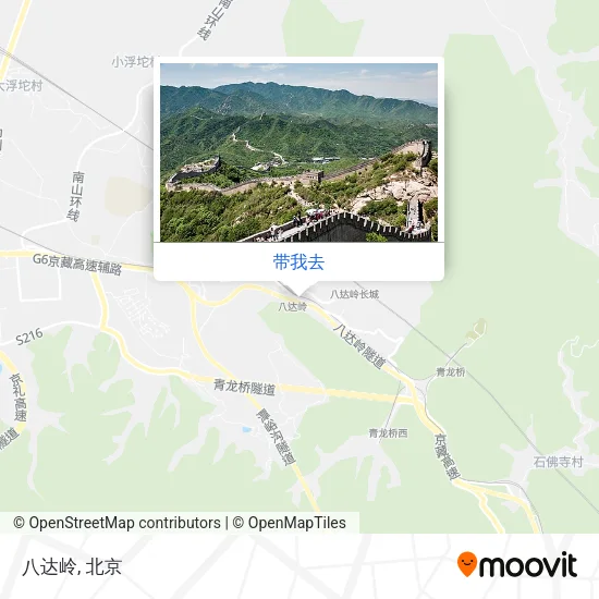 八达岭地图