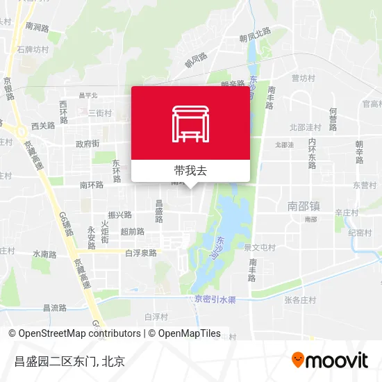 昌盛园二区东门地图