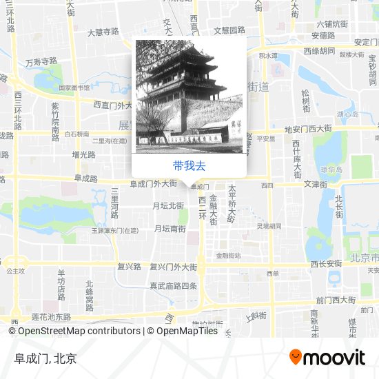 阜成门地图