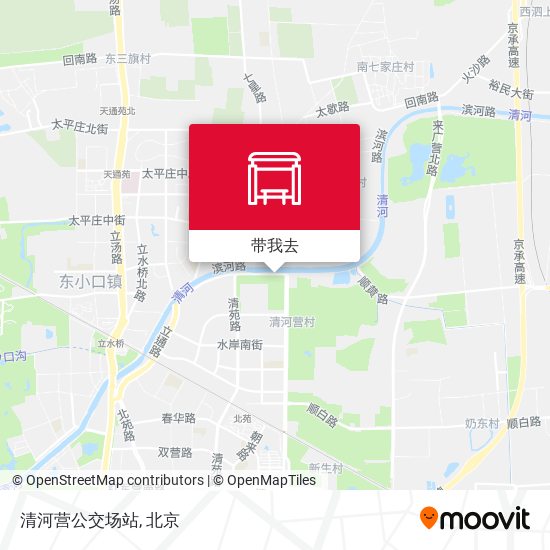 清河营公交场站地图