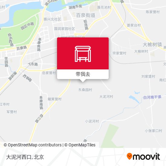 大泥河西口地图