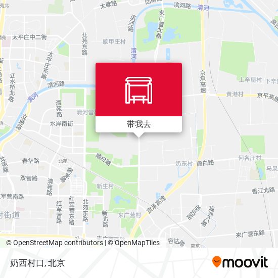 奶西村口地图