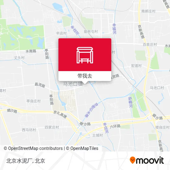 北京水泥厂地图