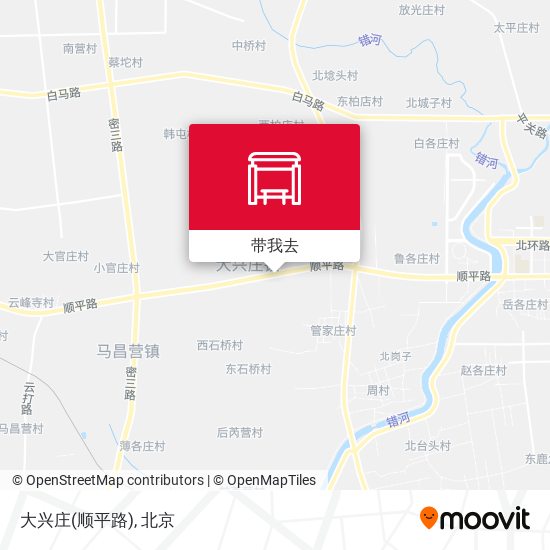 大兴庄(顺平路)地图