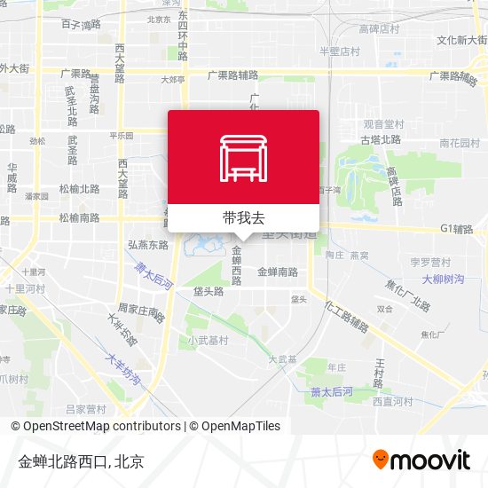 金蝉北路西口地图