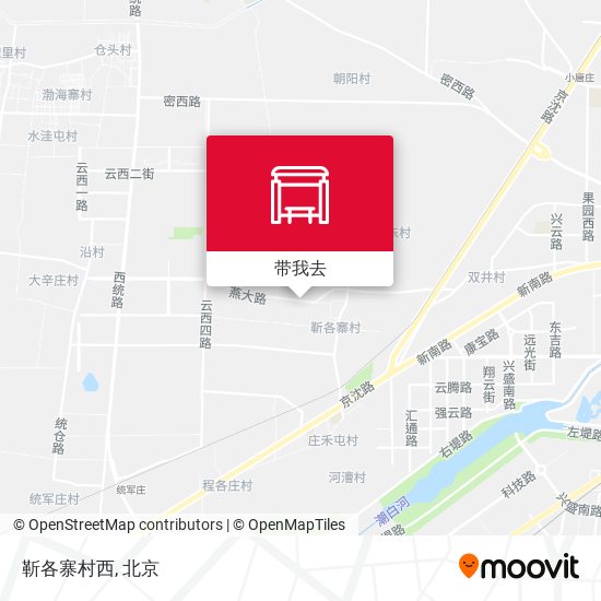 靳各寨村西地图