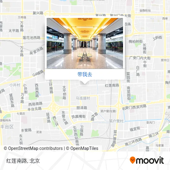 红莲南路地图