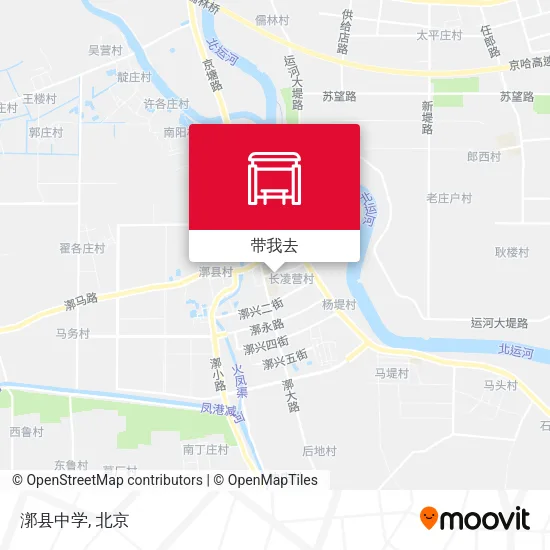 漷县中学地图