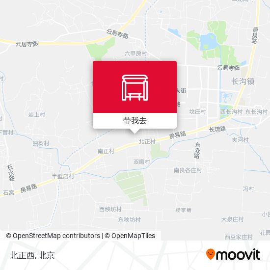 北正西地图