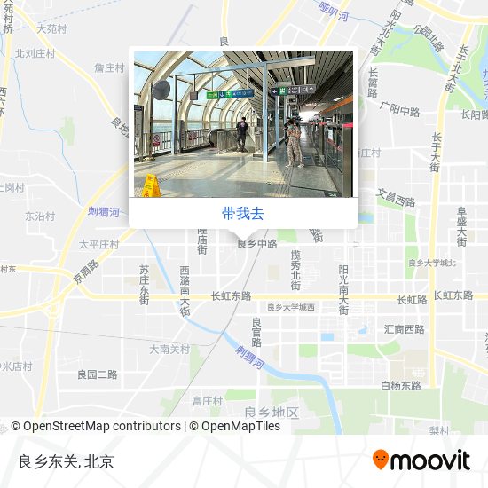 良乡东关地图