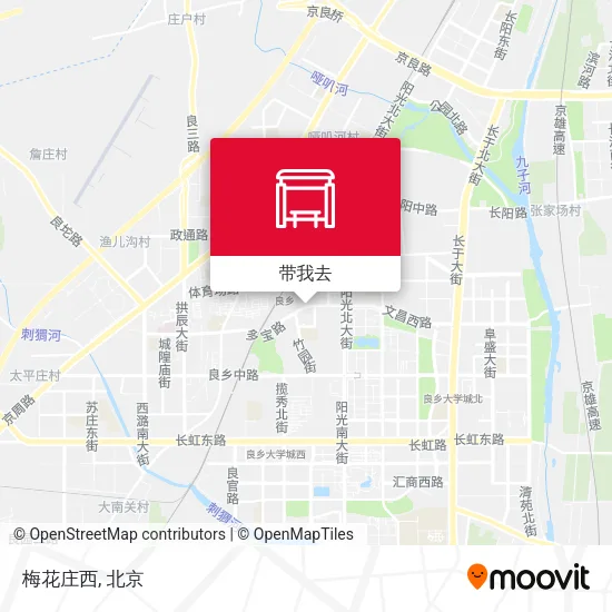 梅花庄西地图
