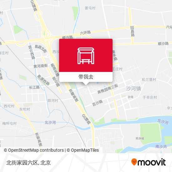 北街家园六区地图