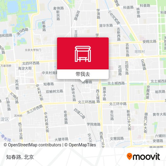 知春路地图