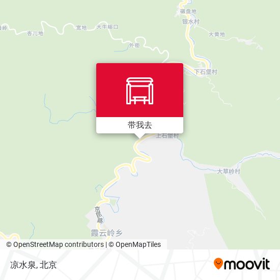 凉水泉地图