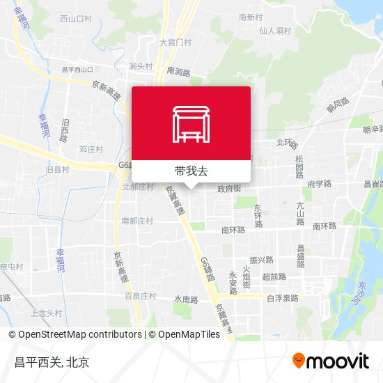 昌平西关地图