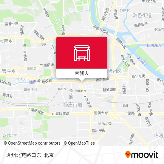 通州北苑路口东地图