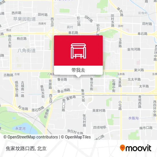 焦家坟路口西地图