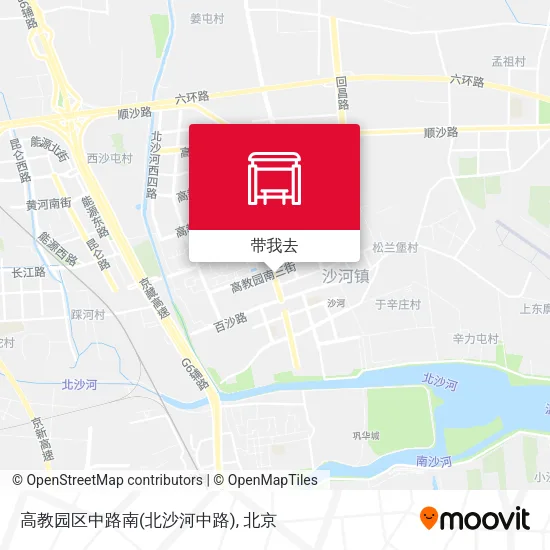 高教园区中路南(北沙河中路)地图