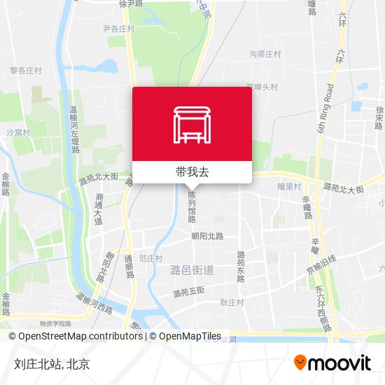 刘庄北站地图