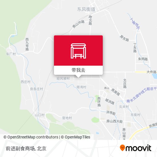 前进副食商场地图