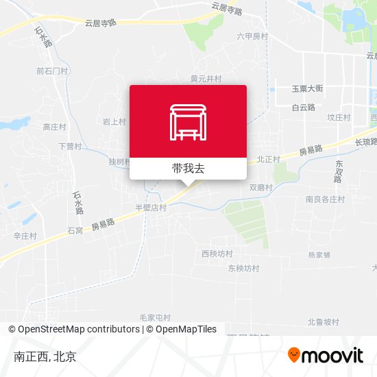 南正西地图