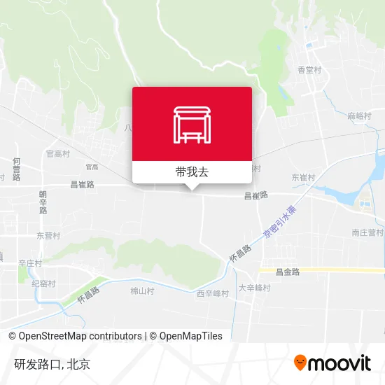 研发路口地图