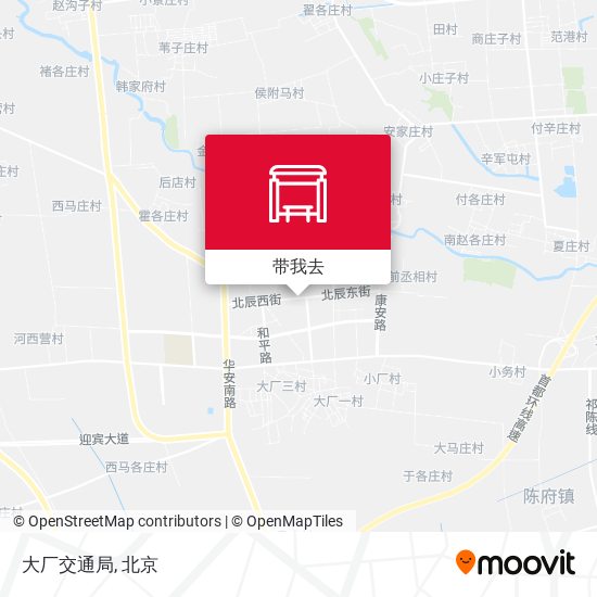 大厂交通局地图