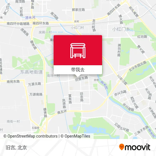 旧宫地图